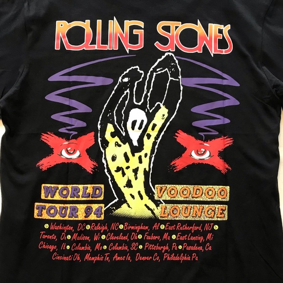 Rolling Stones Voodoo Lounge T-shirts New With Tag S,M, L NWT - Picture 6 of 8